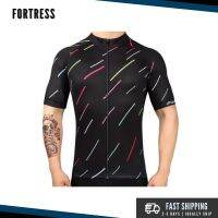 Fortress จักรยาน MTB Drifit ขี่จักรยานบนซิปเต็ม3กระเป๋าหลัง (TOPJERSEY16)