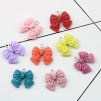 20*15MM Cute 3D Bow-knot Resin Charms DIY Craft Decoration Jewelry  Finding  For  Making Earring Accessory Handmade DIY accessories and others