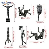 Climber Statue Rock Climber Resin Pendant Wall Hanging Decorative Sculpture Ornaments Retro European Climber Home Decor Statue