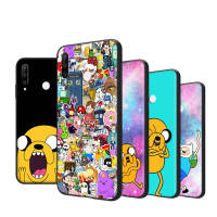 Adventure Time อ่อนนุ่ม เคสโทรศัพท์ หรับ Samsung A01 A50S A31 M31 M21 A51 A10S A30S A11 A20 A50 A21S A21 M30 A71 A20S A70 M30S A30 A10 M51 Black ปก