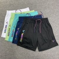 YONEX victor 2023 new badminton suit shorts for men and women in sports training pants quick-drying breathable knitted shorts leisure fitness