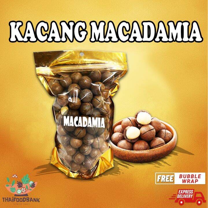 Macadamia Nuts Kacang Loceng Ready To Eat Free Kunci Lazada