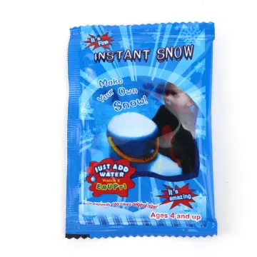 Let It Snow Instant Snow Powder for Slime - Premium Fake Snow for Cloud Slime and Holiday Snow Decorations - Made in The USA