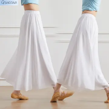 Women Classical dance pants Female modern dance adult loose Flowy chiffon  wide-leg pants Body Yoga Clothing