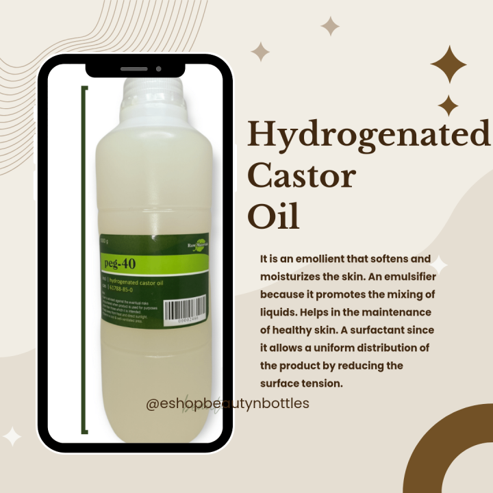 Hydrogenated Castor Oil (Peg40) Lazada PH