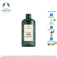 THE BODY SHOP TEA TREE SHAMPOO 400ML เดอะบอดี้ ช็อป ทีทรี แชมพู 400 มล. ทำความสะอาดเส้นผม แชมพูสูตร vegan แอนตี้แบคทีเรีย