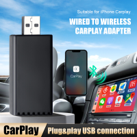 RF มินิแบบตัวรับสัญญาณ WiFi ต่อสายสำหรับ CarPlay USB Plug &amp; Play ดองเกิลไร้สายสำหรับ iPhone Bluetooth-อุปกรณ์ตกแต่งรถยนต์ที่รองรับ