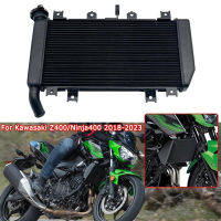 Allotmark รถจักรยานยนต์ CNC อลูมิเนียมเปลี่ยน Cooling หม้อน้ำ Guard สำหรับ Kawasaki Ninja 400 Z400 2018 2019 2020 2021 2022อุปกรณ์เสริม