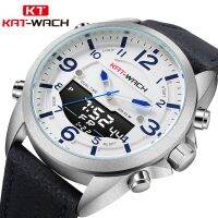 KAT-WACH 1818 Double Time Zone Swim Men Sport Watch Digital Quartz Wrist watches Waterproof 50M Military Clock Relogio Masculino