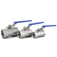 1/8" 1/4" 3/8" 1/2" 3/4" 1" BSPT Equal Female Reducing Port 1-Piece Ball Valve 304 Stainless Steel Water Gas Oil