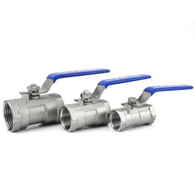 1/8" 1/4" 3/8" 1/2" 3/4" 1" BSPT Equal Female Reducing Port 1-Piece Ball Valve 304 Stainless Steel Water Gas Oil Plumbing Valves