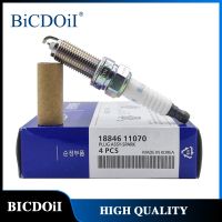 BICDOII 18846-11070 Iridium Spark Plugs For Hyundai Elantra Santa Fe Genesis Tucson Kia Forte Rando Soul Honda Acura SILZKR7B-11