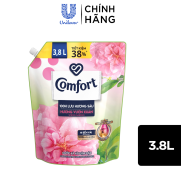 Nước Xả Vải Comfort Giữ Màu & Bền Vải Một Lần Xả Hương Vườn Xuân túi 3.8L