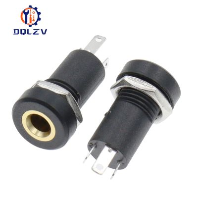 1/3/5PCS 3.5MM Audio Jack Socket Stereo 3 Pole Solder Panel Mount With Nut Connector Headphone Female Socket PJ-392A PJ392A Cables Converters