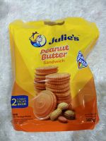 จูลี่ย์ไส้เนยถั่วลิสง ห่อใหญ่ 360 กรัม 1 ห่อ Julies Peanut Butter Sandwich