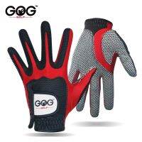 GOG Golf S เทปมายากลมืออาชีพ Pu ดีไซน์กันลื่นระบายอากาศได้มือซ้ายสีแดงน้ำเงินสำหรับกีฬากลางแจ้ง