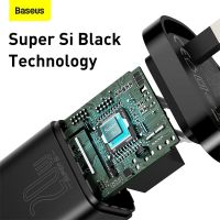 Baseus Super Si Mini USB C Charger Support QC3.0 PD Fast Charging Compatible For Phone 12 (20W)