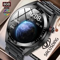 ✕ SACOSDING Smart Watch Bluetooth Call 454x454 AMOLED 1.39‘’ Screen Smart Watch Always Display The Time 8GB Local Music Smartwatch