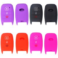 ✤❀❄ Silicone Key Cover for KIA K5 KX5 K3 K4 Carnival Shuma Ceed Rio 5 Cerato Forte Rio5 Optima 3 Buttons Smart Car Key Case Cover