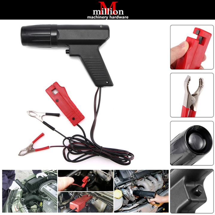 millionhardware 12v Car Engine Inductive Ignition Timing Light Auto