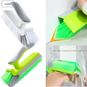 With Squeegee Gap Cleaning Brush Glass Scraper Household Bathroom