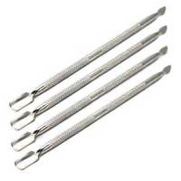 20PCSLot 2Ways Cuticle Pusher Remover Finger Dead Skin Push Nail Cuticle Pusher Health Care Manicure Pedicure Tool, KUM14