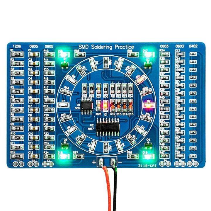 soldering-practice-smd-circuit-board-rotatable-led-welding-kit-pcb-board-module-diy-electronics-components-kit