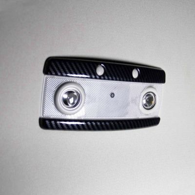 Roof Reading Light Lamp Cover Trim for Durango 2011-2020 Accessories ABS Carbon Fiber