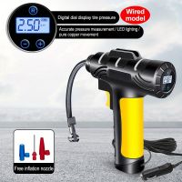 ∋ EAFC Handheld Car Air Pump Wireless/Wired Tire Air Pump Portable Car Air Compressor Tire Inflator for Car Motorcycle