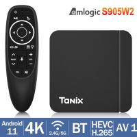 Tanix W2 Android 11 TV box Amlogic S905W2 2GB 16GB 2.4G/5G Dual Wifi BT Media player Set Top Box VS Tanix X4 Box