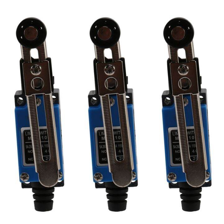 3X ME8108 Momentary Rotary Adjustable Roller Lever Arm Limit Switch
