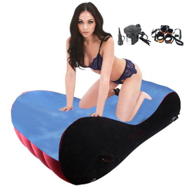 Inflatable Sofa Deeper Position Cushion Pillow Sofa Couple Lounge Chair Yoga Chaise Lounge Deck
