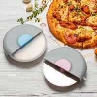 Stainless Steel Pizza Cutters Round Wheel Cutting Knife For Pizza With Lid Roller Dough Cake Slicer Cutter Kitchen Baking Tool