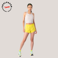 [สีเหลืองออโรร่า] Soulpacer Tempo Road Running Short กางเกงวิ่งขาสั้นผู้หญิง 3.5 นิ้ว รุ่น Runderful น้ำหนักเบา มีกางเกงซับใน พร้อมกระเป๋าด้านในเชือกผูกเอว