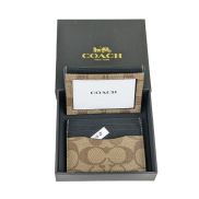 Ví Card Case In Signature Canvas F58110 C vàng