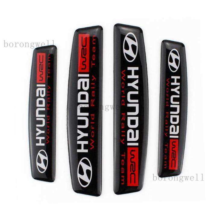 （borongwell）4Pcs Car Side Door Edge Protection Guards Sticker For