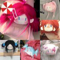 FDSFVDXGS ตุ๊กตา DIY จี้หุ่นฝึกจัดทรงผมตุ๊กตา Afro ตุ๊กตา Kawaii กระเป๋าอุปกรณ์จี้ห้อยกระเป๋า