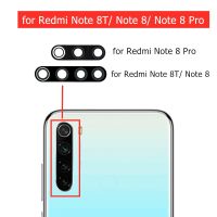 2ชิ้นสำหรับ Xiaomi Redmi Note 8T กระจกกล้องมองหลังเลนส์กระจกกล้องถ่ายรูปด้านหลังพร้อมกาว3M Redmi Note8/ Note 8 Pro อะไหล่ซ่อม