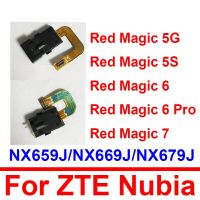 สายหูฟังสําหรับ ZTE Nubia Red Magic 5S 5G NX659J 6Pro 6 NX669J 7 NX679J หูฟัง หูฟัง ชิ้นส่วนริบบิ้นเสียง