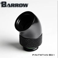 【☄New Arrival☄】 fangyili Barrow ตัวแปลง G1สีเงินสีดำสีขาว/4 เกลียว45องศาหมุนอะแดปเตอร์หมุนได้45องศา Twt45-b01อะแดปเตอร์ระบายความร้อนด้วยน้ำ