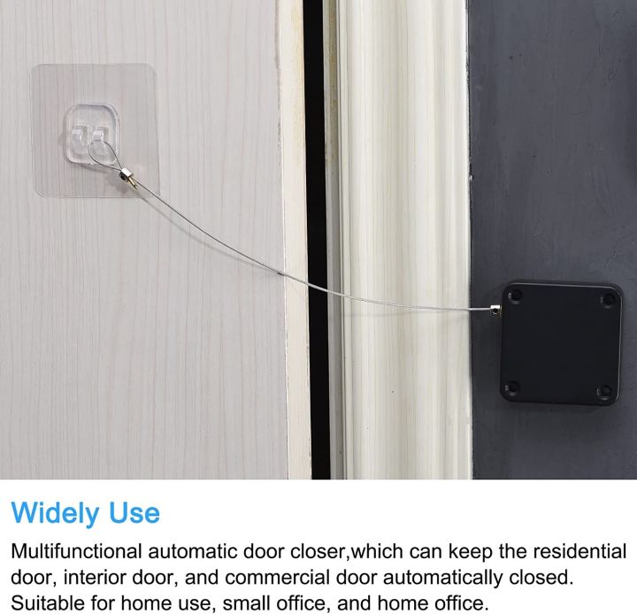 punch-free-automatic-sensor-door-closer-residential-sliding-screen-commercial-multifunctional-door-closer-with-steel-drawstring
