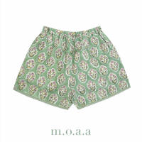 Mahila Lace Shorts in Matcha | Moaa Collection