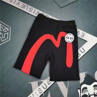 EVISUU2022 summer new style trousers letter printing five-point pants straight loose sports male youth shorts