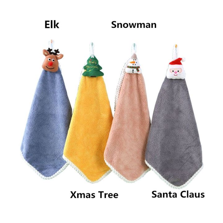 christmas-hand-towels-bathroom-cute-hand-towels-bathroom-plush-kid-bathroom-towel-aliexpress