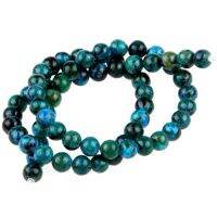 Gemstone Chrysocolla stone round 6mm beads