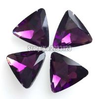 shipping deep purple glass pointback rhinestonesMobile phone/nail art/diy/accessories SWTP117