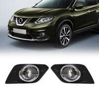 สำหรับ Nissan X Trail X-Trail Xtrail Fog Light 2014 2015 2016 LED Daytime Running โคมไฟ DRL Daylights กันน้ำสายปุ่มสวิทช์