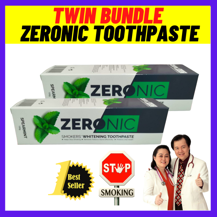 Buy 1 Take 1 Original And Authentic Zeronic toothpaste Zeronic Smokers Whitening Toothpaste eclz