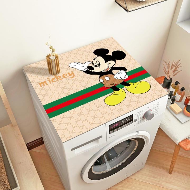 m-q-s-ผ้าคลุมเครื่องซักผ้า-ผ้าคลุมตู้เย็น-ผ้าคลุมกันฝุ่น-เครื่องซักผ้าตัวละครดิสนีย์-ดัสต์คัฟเวอร์-สี่เหลี่ยม-วอชริส-ขนาดมาตราฐาน