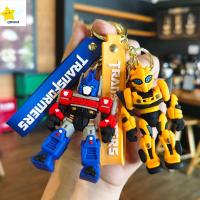 QBHDIA Bumblebee Bumblebee พวงกุญแจแอ็คชั่นฟิกเกอร์ นุ่มนุ่มๆ ตุ๊กตาการ์ตูน น่ารักน่ารักๆ แผ่นยางรอง ของขวัญวันเกิดของขวัญ